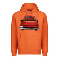 Carrot western red truck back view Premium Hoodie - FaDigitalArtStudio