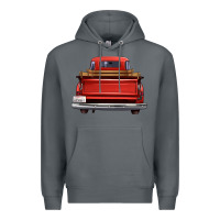 Rock western red truck back view Premium Hoodie - FaDigitalArtStudio