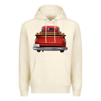Sandshell western red truck back view Premium Hoodie - FaDigitalArtStudio
