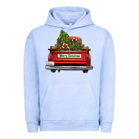 Pigment Grape Ice Christmas trees truck Urban Hoodie - FaDigitalArtStudio