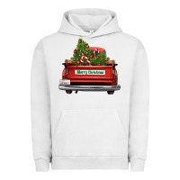 Pigment Lunar Rock Christmas trees truck Urban Hoodie - FaDigitalArtStudio