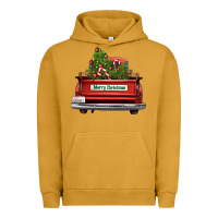 Pigment Peanut Butter Christmas trees truck Urban Hoodie - FaDigitalArtStudio