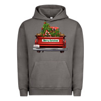 Pigment Tornado Christmas trees truck Urban Hoodie - FaDigitalArtStudio
