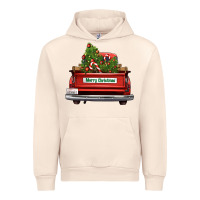 Sandshell Christmas trees truck Urban Hoodie - FaDigitalArtStudio