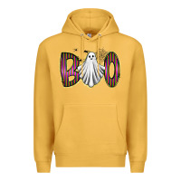 Mustard boo ghost Premium Hoodie - RacoonDesign