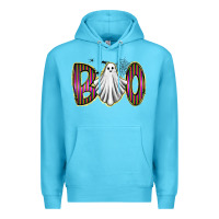 Ocean Blue boo ghost Premium Hoodie - RacoonDesign