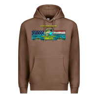 Chestnut fishing dad  libbey glass Premium Hoodie - HRA Design Shop