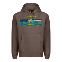 Coffee fishing dad  libbey glass Premium Hoodie - HRA Design Shop