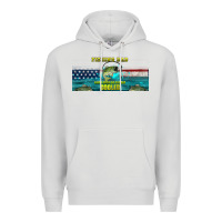 Dove Grey fishing dad  libbey glass Premium Hoodie - HRA Design Shop