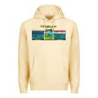 Pina Colada fishing dad  libbey glass Premium Hoodie - HRA Design Shop