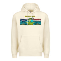 Sandshell fishing dad  libbey glass Premium Hoodie - HRA Design Shop