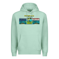 Seafoam fishing dad  libbey glass Premium Hoodie - HRA Design Shop