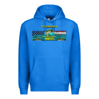 True Royal fishing dad  libbey glass Premium Hoodie - HRA Design Shop