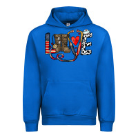 Cobalt america nurse Urban Hoodie - CowhideDigitalArt