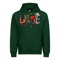 Forest Green america nurse Urban Hoodie - CowhideDigitalArt
