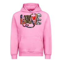Fuchsia Pink america nurse Urban Hoodie - CowhideDigitalArt