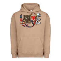 Pigment Burro america nurse Urban Hoodie - CowhideDigitalArt
