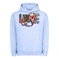 Pigment Grape Ice america nurse Urban Hoodie - CowhideDigitalArt