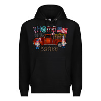 Black home of the brave Premium Hoodie - CowhideDigitalArt