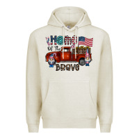 Oatmeal Heather home of the brave Premium Hoodie - CowhideDigitalArt