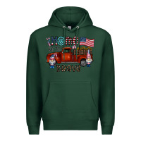 Sports Green home of the brave Premium Hoodie - CowhideDigitalArt