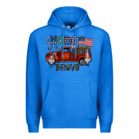 True Royal home of the brave Premium Hoodie - CowhideDigitalArt