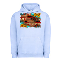 Pigment Grape Ice aztec and leopard background Urban Hoodie - HRA Design Shop