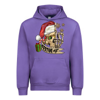 Tulip festive af christmas skull Urban Hoodie - FaDigitalArtStudio