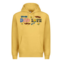 Antique Gold dad life  libbey glass Premium Hoodie - HRA Design Shop