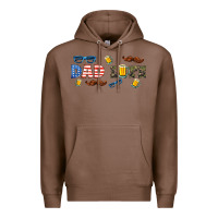 Chestnut dad life  libbey glass Premium Hoodie - HRA Design Shop