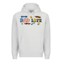 Dove Grey dad life  libbey glass Premium Hoodie - HRA Design Shop