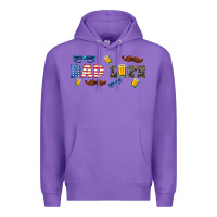 Purple dad life  libbey glass Premium Hoodie - HRA Design Shop