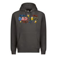 Smoke dad life  libbey glass Premium Hoodie - HRA Design Shop