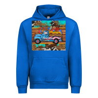 Cobalt western  american truck sunflowers  mousepad Urban Hoodie - HRA Design Shop
