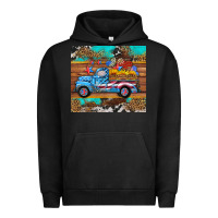 Pigment Black western  american truck sunflowers  mousepad Urban Hoodie - HRA Design Shop