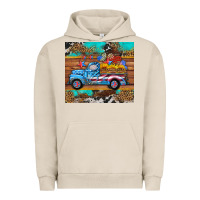 Pigment French Oak western  american truck sunflowers  mousepad Urban Hoodie - HRA Design Shop
