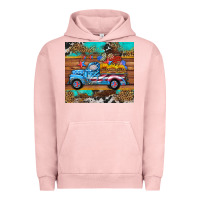Pigment Salmon western  american truck sunflowers  mousepad Urban Hoodie - HRA Design Shop