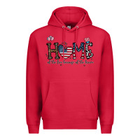 Cardinal home of the free beacuse of the brave Premium Hoodie - CowhideDigitalArt