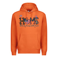Carrot home of the free beacuse of the brave Premium Hoodie - CowhideDigitalArt