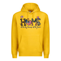 Lemon home of the free beacuse of the brave Premium Hoodie - CowhideDigitalArt