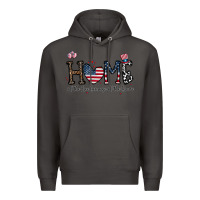 Smoke home of the free beacuse of the brave Premium Hoodie - CowhideDigitalArt