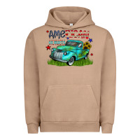 Pigment Burro american honey Urban Hoodie - CowhideDigitalArt