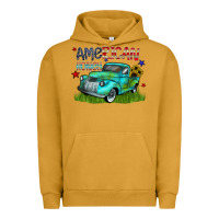 Pigment Peanut Butter american honey Urban Hoodie - CowhideDigitalArt