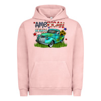 Pigment Salmon american honey Urban Hoodie - CowhideDigitalArt