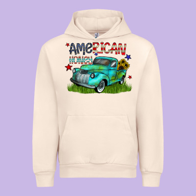 American Honey Urban Hoodie Designed By Cowhidedigitalart