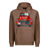 Chestnut western red truck front view Premium Hoodie - FaDigitalArtStudio