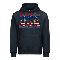 Navy land of the free usa Urban Hoodie - RacoonDesign