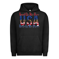 Pigment Black land of the free usa Urban Hoodie - RacoonDesign