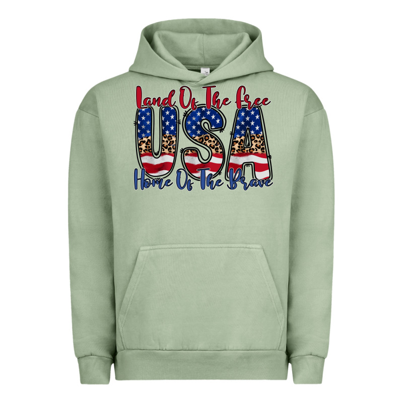 Land Of The Free Usa Urban Hoodie by RacoonDesign | Teevron