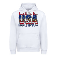 White land of the free usa Urban Hoodie - RacoonDesign